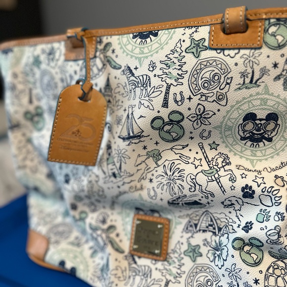 Dooney & Bourke X Disney Vacation Club 25th Anniversary Women's Tote Bag - Picture 2 of 12